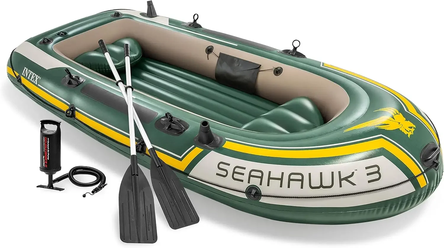 Fishing Boat Oar - INTEX 66332EP Seahawk 2 Inflatable Boat