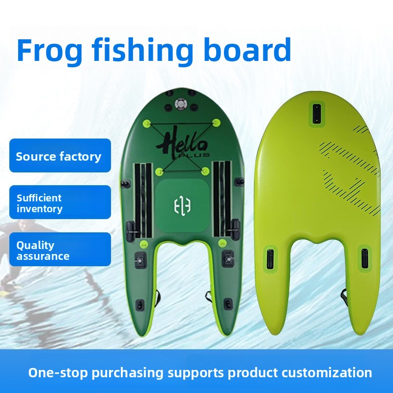 Frog PVC fishing board inflata - đánh giá và giá Fishing Boat Paddle